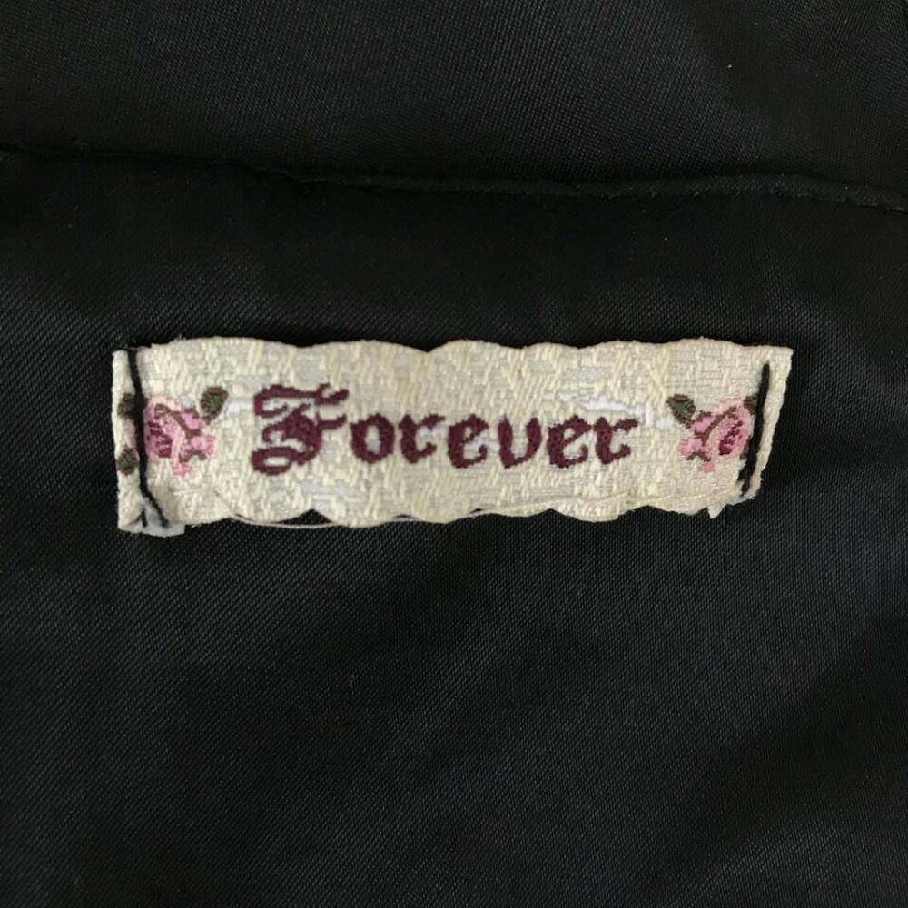 FOREVER Dress Sexy Black Bow Front Strapless XS - Picture 7 of 7